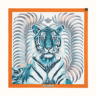 Tigre Royal double face scarf 90